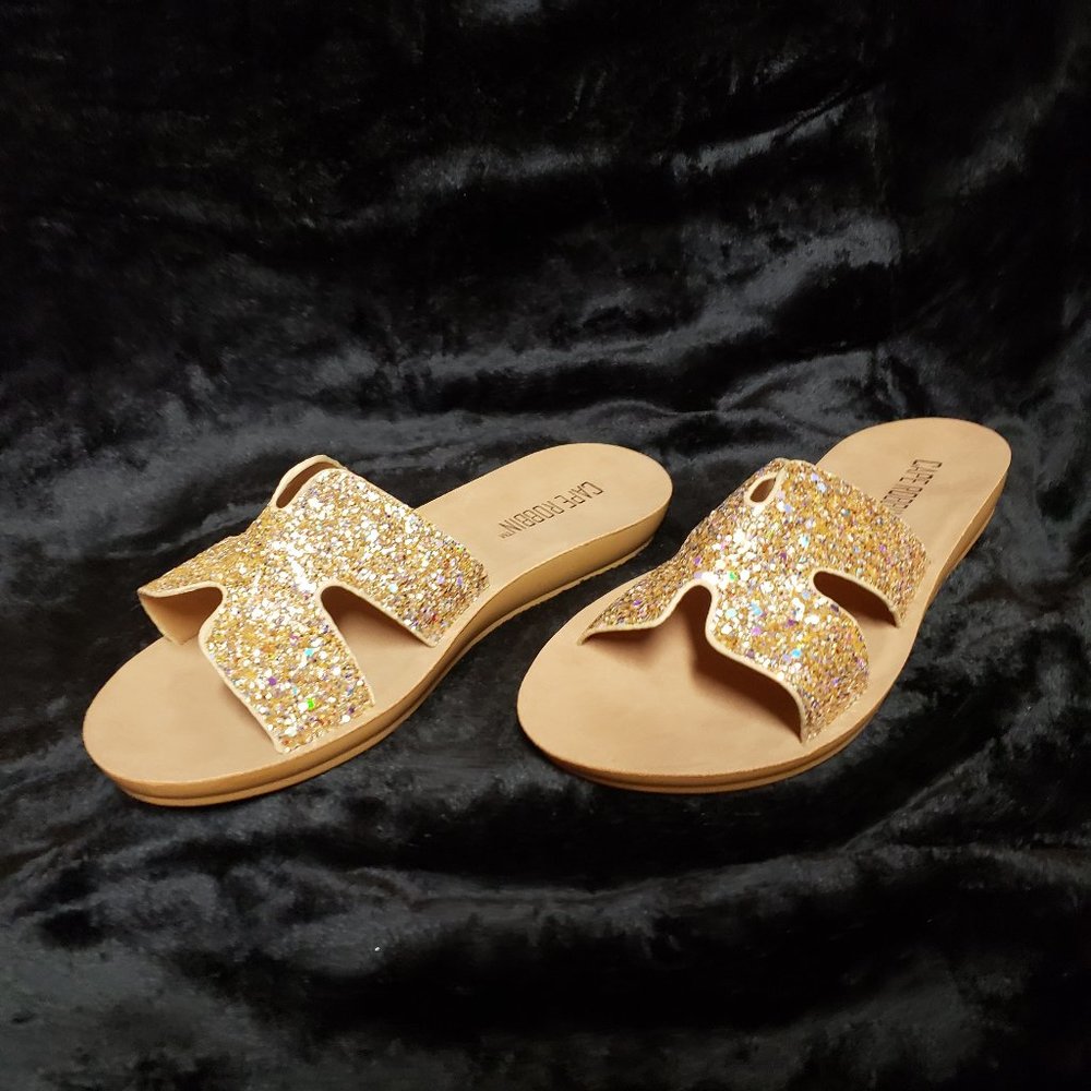 Blazing Star Glittery Summer Sandals